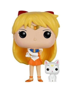 Figura Funko POP Sailor Moon: Sailor Venus con Artemis 9.5cm 2