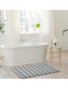 Alfombrilla de Baño Plegable AWW Diatomácea 60x39cm Gris 2