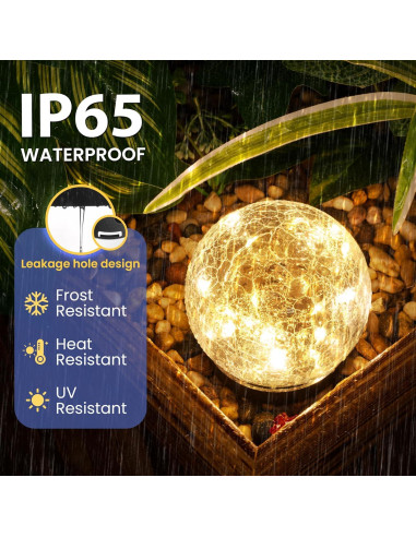 Luces Solares Exteriores PATIOPIA 2 Paquete Blanco Cálido