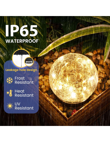 Luces Solares Exteriores PATIOPIA 2 Paquete Blanco Cálido