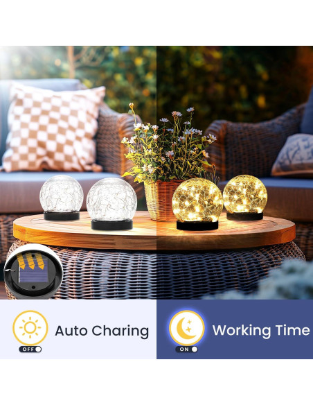 Luces Solares Exteriores PATIOPIA 2 Paquete Blanco Cálido