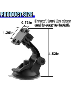 Soporte de Monitor de Cámara de Respaldo DUSCOKE 2PCS Ajustable 2