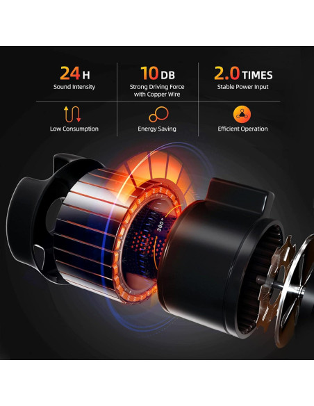 Reloj Winder Automático Udgtee 4 Motores Negro Madera 27.4x63.8cm