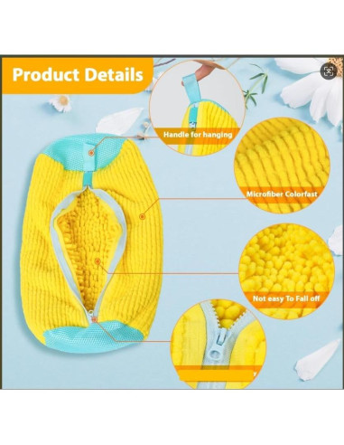 Bolsa de Lavado de Zapatos KRYVONTA 2 Piezas 38.9x18.5cm