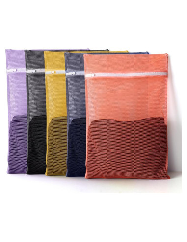 5 Bolsas de Malla OKAKA para Ropa Delicada 50.8x35.6 cm