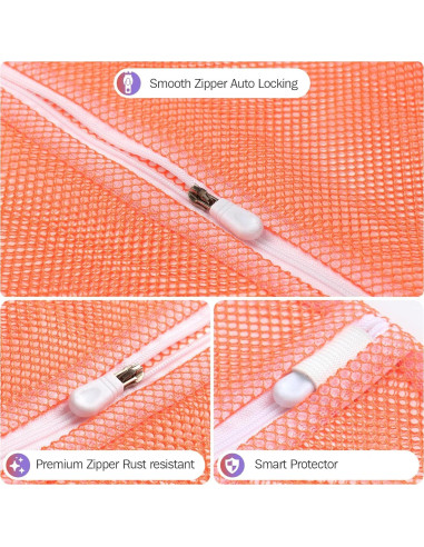 5 Bolsas de Malla OKAKA para Ropa Delicada 50.8x35.6 cm