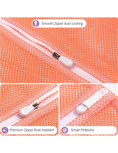 5 Bolsas de Malla OKAKA para Ropa Delicada 50.8x35.6 cm