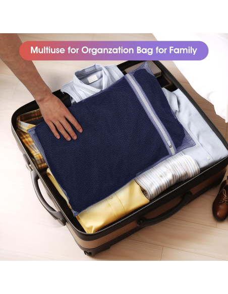 5 Bolsas de Malla OKAKA para Ropa Delicada 50.8x35.6 cm