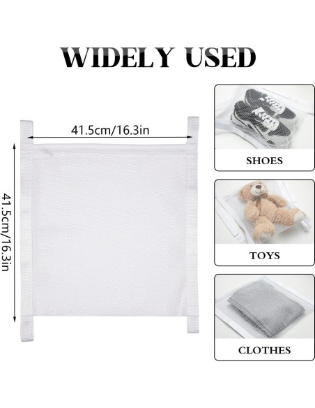 Paquete de 2 bolsas secadoras AYZTKUX 41.4x41.4 cm malla