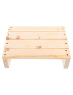 Taburete de Apoyo para Pies Angoily Madera 30x20 cm Ergonomico
