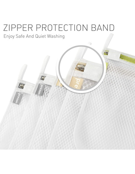 Bolsas de Lavandería de Malla Prezon 30x40 cm - 3 Pcs