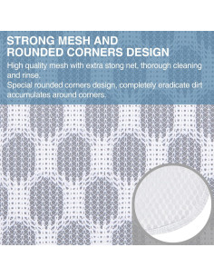 3 Bolsas de Lavandería de Malla LAFFTRAK para Delicados 30x38 cm 2