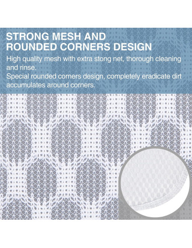 3 Bolsas de Lavandería de Malla LAFFTRAK para Delicados 30x38 cm