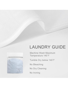 4 Bolsas de Lavandería de Malla Fina Muchfun - 1 Grande 40x50cm 2