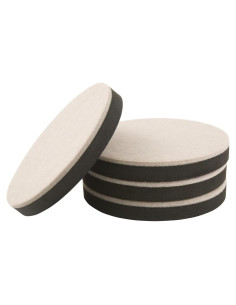 Deslizadores de Muebles SuperSliders 4 Piezas Fieltro 12.7 cm