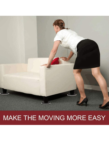 Deslizadores de Muebles Yelanon 20pcs 8.9cm para Alfombra