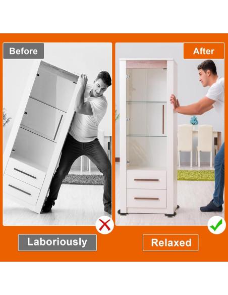 Deslizadores de Muebles Ninsula 10 Piezas 8.89 cm Reutilizables Deslizadores de Muebles Ninsula 10 Piezas 8.89 cm Reutilizables