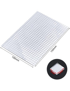 30000 Baldosas de Espejo Autoadhesivas Plata 5x5mm Auto-plaza 2