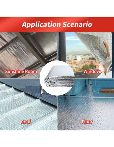 Aislante Reflectante Aiglille 61 cm x 5 m Doble Burbuja