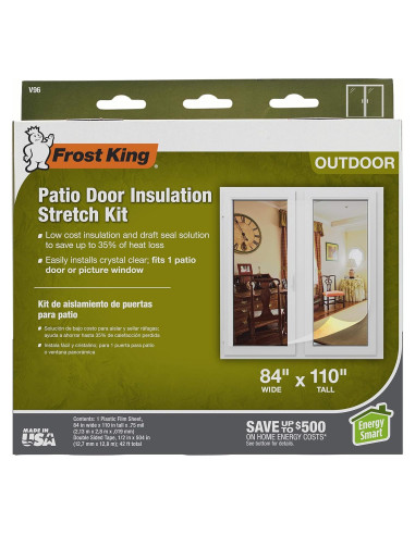 Kit de Ventana Stretch Frost King V96H 213x279cm Claro