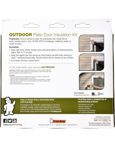 Kit de Ventana Stretch Frost King V96H 213x279cm Claro 2