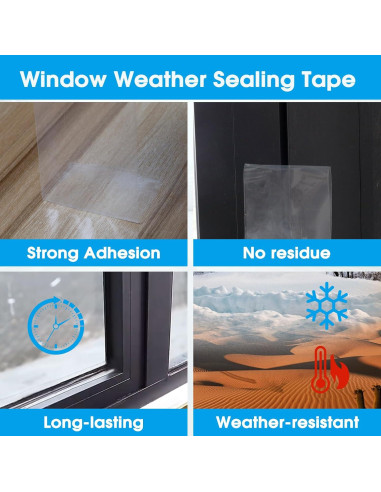 Cinta de Sellado Transparente AosFero 5 cm x 9 m Aislamiento