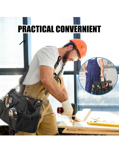 Bolsa de Herramientas KIPHCA 16" Impermeable 15 Compartimentos 2