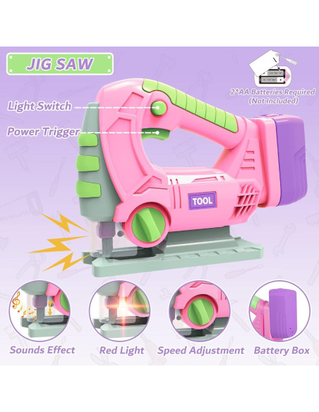 Juego de Herramientas de Juguete LSCLCIN para Niñas 3-7 Años