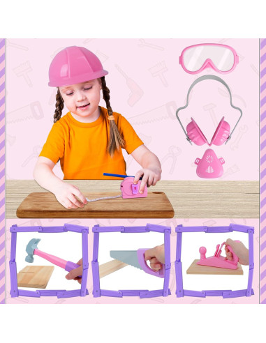 Juego de Herramientas de Juguete LSCLCIN para Niñas 3-7 Años
