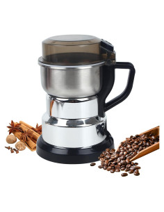Molinillo de café eléctrico Huitban 150-300W plateado