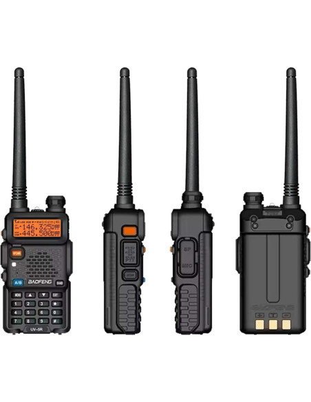 Walkie Talkies Baofeng UV-5R 2 Paquete Radio de Ham 128 Canales