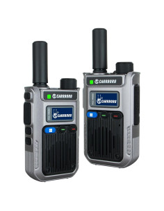 Walkie Talkies 4G LTE CARRBORG A63 - Rango Ilimitado (2 Pcs)
