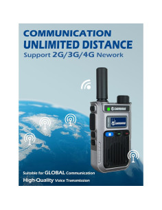 Walkie Talkies 4G LTE CARRBORG A63 - Rango Ilimitado (2 Pcs) 2