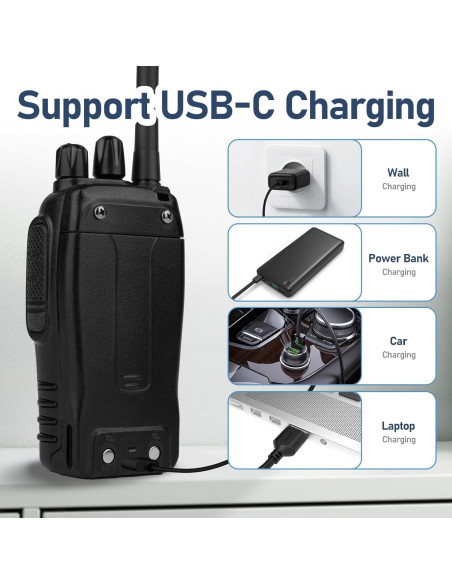 Walkie Talkies BAOFENG BF-888S Recargables 4 Unidades 4.83 km Walkie Talkies BAOFENG BF-888S Recargables 4 Unidades 4.83 km