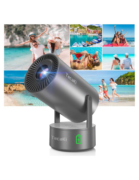 Proyector Portátil Tecaki X5OTD-US con Batería y WiFi