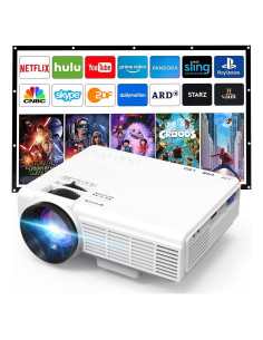 Mini Proyector Puxinat P68 Full HD 1080P Portátil 300g