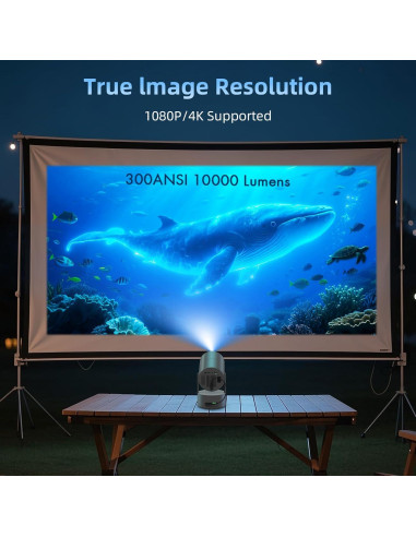 Proyector Portátil Tecaki X5OTD-US con Batería y WiFi