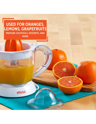 Exprimidor Eléctrico de Cítricos IMUSA 1005ml Blanco