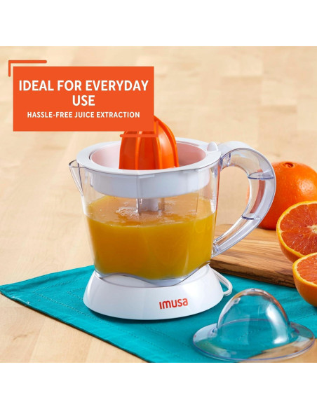 Exprimidor Eléctrico de Cítricos IMUSA 1005ml Blanco