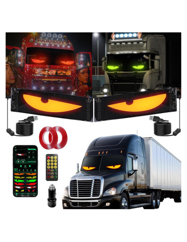 Luces LED Sachie 5800 Lux Ojos de Diablo 60cm 2PCS USB IP68