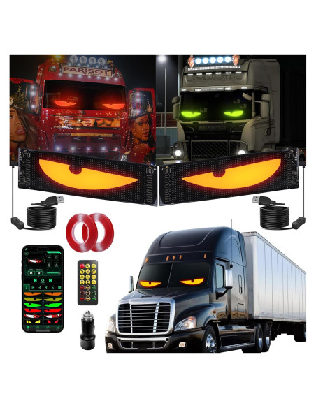 Luces LED Sachie 5800 Lux Ojos de Diablo 60cm 2PCS USB IP68