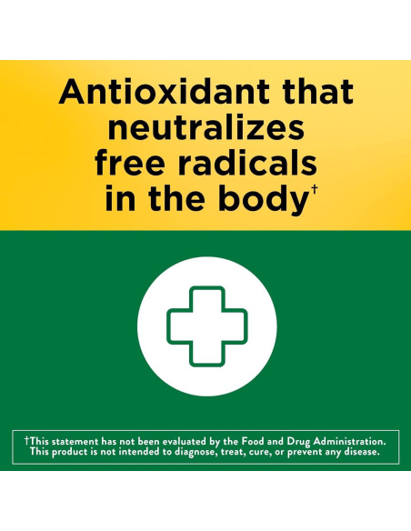 Nature Made Vitamina E 180 mg (400 IU) Antioxidante 100 Gelatinas