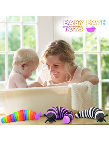 Juguete Antiestrés Slug Cevioce 3 Piezas para Niños y Adultos