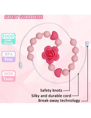 Collar Masticable de Silicona Flyaway para Niños y Adultos - Libre de BPA