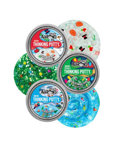 Set de Putty Navideño 2024 Crazy Aaron - 3 Mini Latas 13g