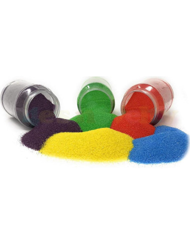 Arena de Color 4E's Novelty 16.5 lbs - 12 Colores Artísticos