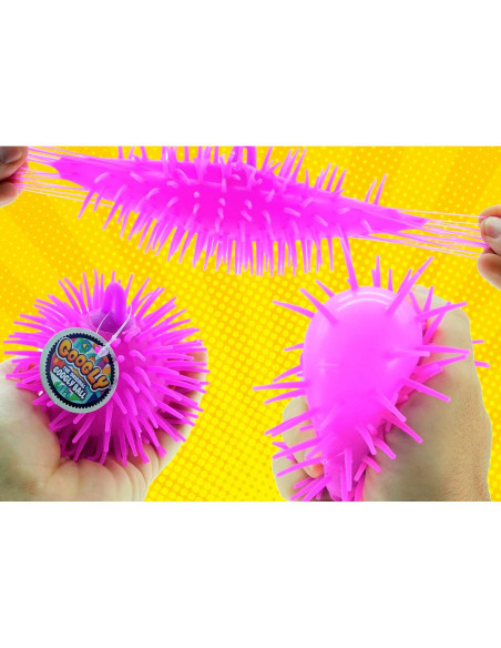 Pelotas Antiestrés Googly JA-RU con Picos Estirables (2 Unidades)