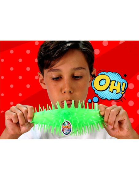 Pelotas Antiestrés Googly JA-RU con Picos Estirables (2 Unidades)