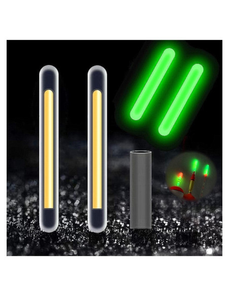 Palos de Luz para Pesca TRZLIFE 100pcs 3.81cm Alta Visibilidad