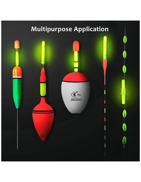 Palos de Luz para Pesca TRZLIFE 100pcs 3.81cm Alta Visibilidad